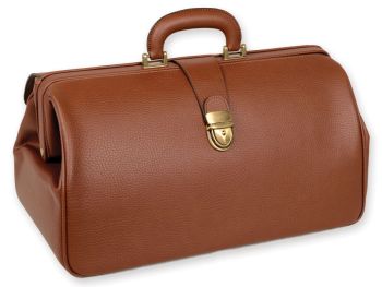 BORSA "SUPERTEXAS SKAY" - borsa per medico in pelle color cognac 