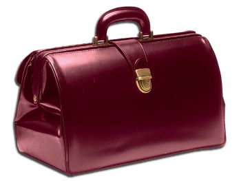 BORSA "SUPERTEXAS PELLE" GIMA - borsa per medico in pelle bordeaux 