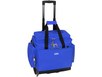 BORSA SMART CON TROLLEY GIMA - borsa per medicazione media colore blu 