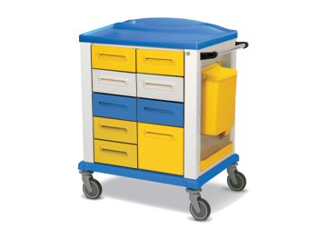 CARRELLO BASIC standard con 9 cassetti 