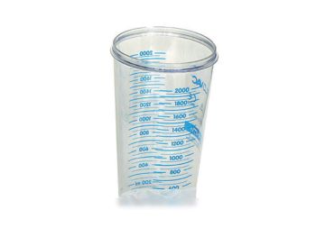 Vaso per sacche monouso 2 lt-Gima