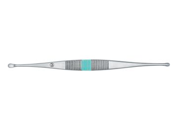 CURETTE MONOUSO STERILI  cucchiaio affilato doppia estremità 16,5 cm conf. 25 pezzi