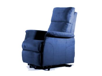 POLTRONA RELAX ELEVABILE ARIANNA 2 motori - blu 