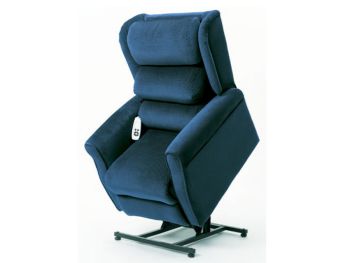 POLTRONA RELAX ELEVABILE GINEVRA 2 motori - blu 