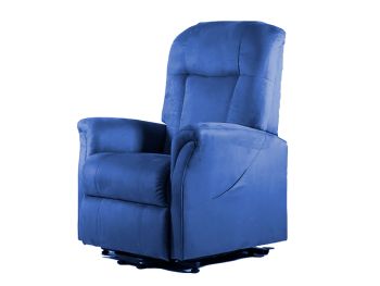 POLTRONA RELAX ELEVABILE FLAVIA 2 motori - blu 