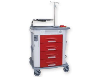 CARRELLO AURION EMERGENZA colore rosso