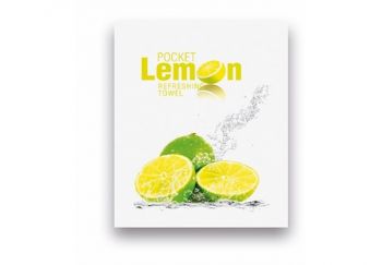 Salvietta umidificata-Pocket lemon lavamani-500 pz-Infibra 