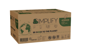 Papernet Simplify Asciugamano Piegato a Z codice 420929  conf. da 2000 pezzi